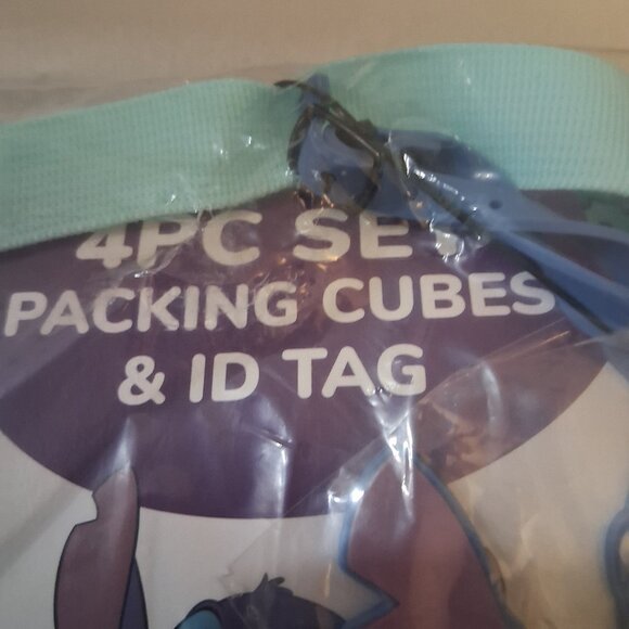 Disney Stitch 4 piece set - Packing Cubes and Luggage Tag - Picture 4 of 8